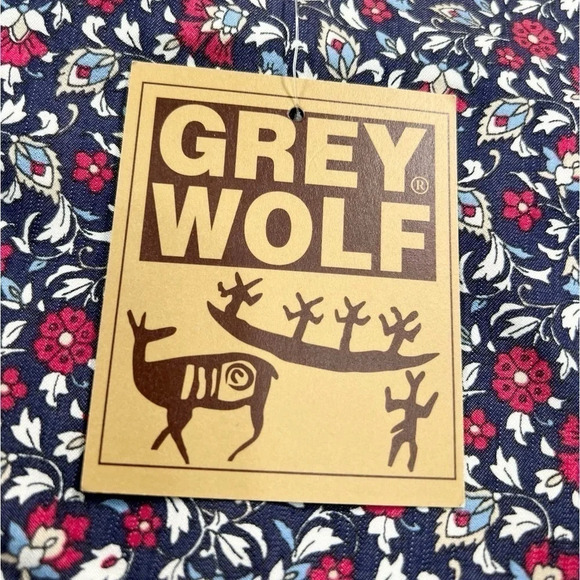 GREY WOLF Women’s Short Sleeve Fit & Flare European Polish Brand‎ Navy Floral 10 - Picture 6 of 13